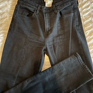 L'Agence Jyothi Cropped Split Hem Skinny Jeans